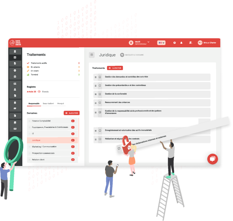 Data Legal Drive, logiciel de conformité RGPD avec ou sans DPO