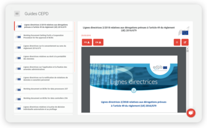 Accédez à une bibliothèque de contenu juridique inclue dans la plateforme