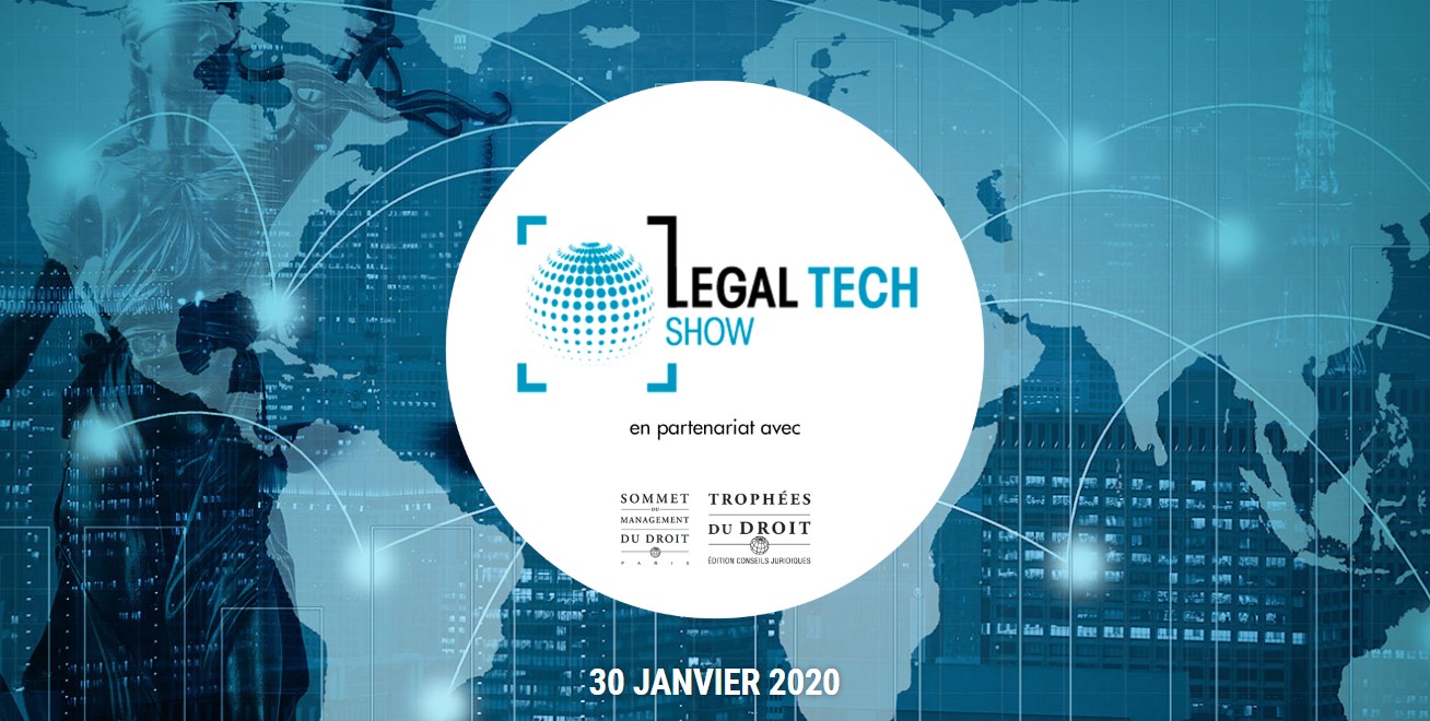 Data Legal Drive participe au Legal Tech Show 2020 le 30 janvier